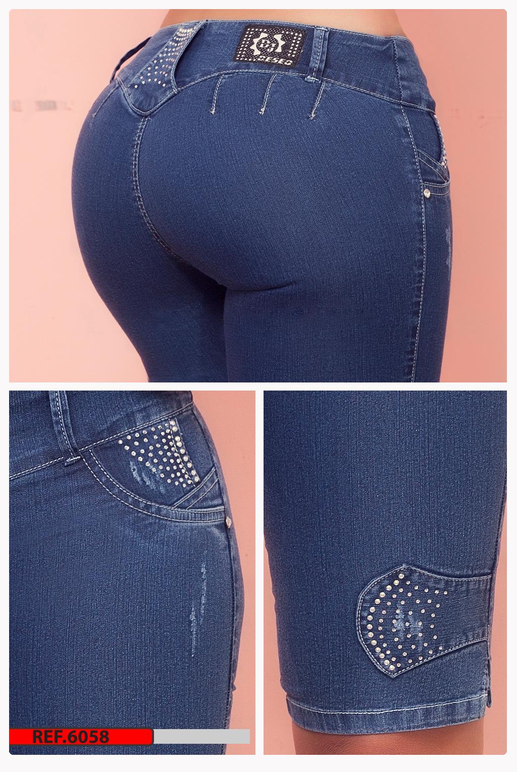 Ref. 006 -6058 Capri Colombiano Deseo Jeans