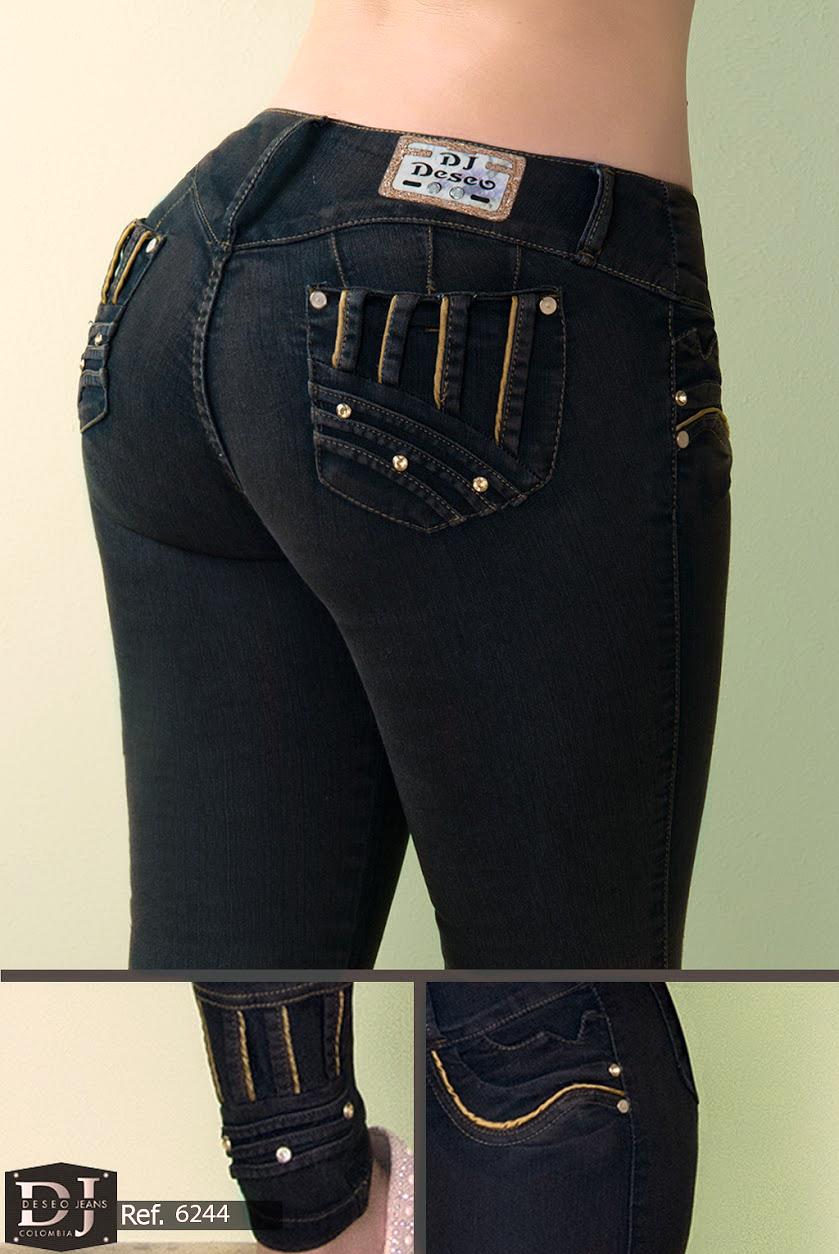 Ref. 006 -6244 Jeans Levantacola Colombiano Deseo