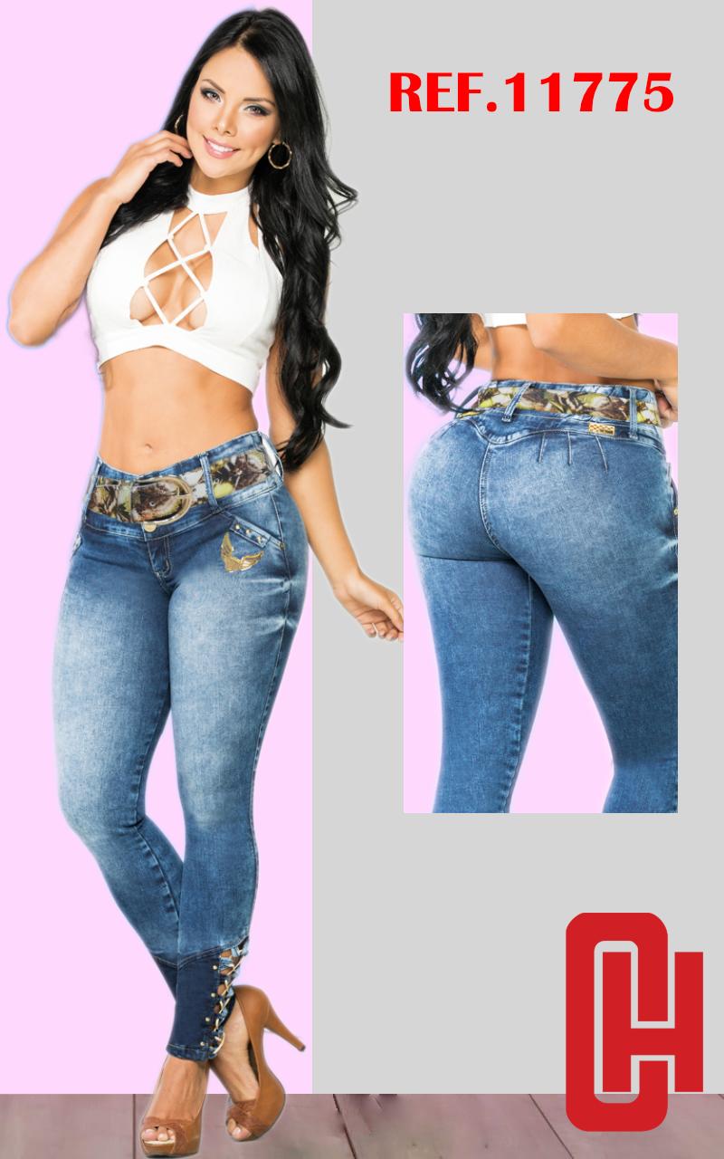 Ref. 001 -11775 Jeans sin Bolsillos