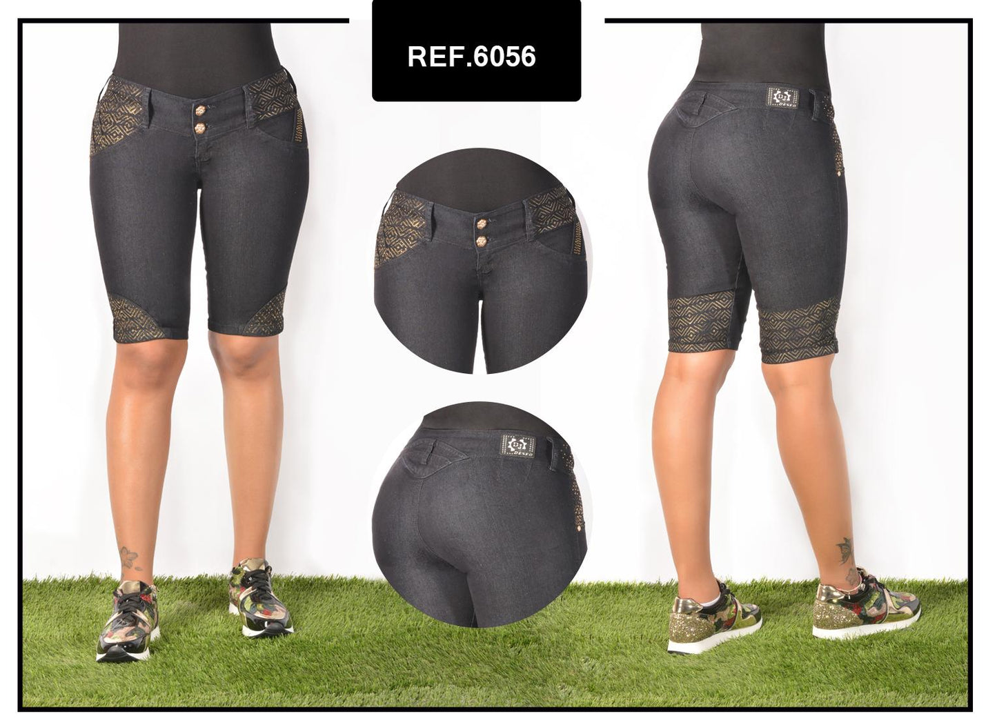 Ref. 006 -6056 Capri Colombiano Deseo Jeans - ropacolombianaeneuropa