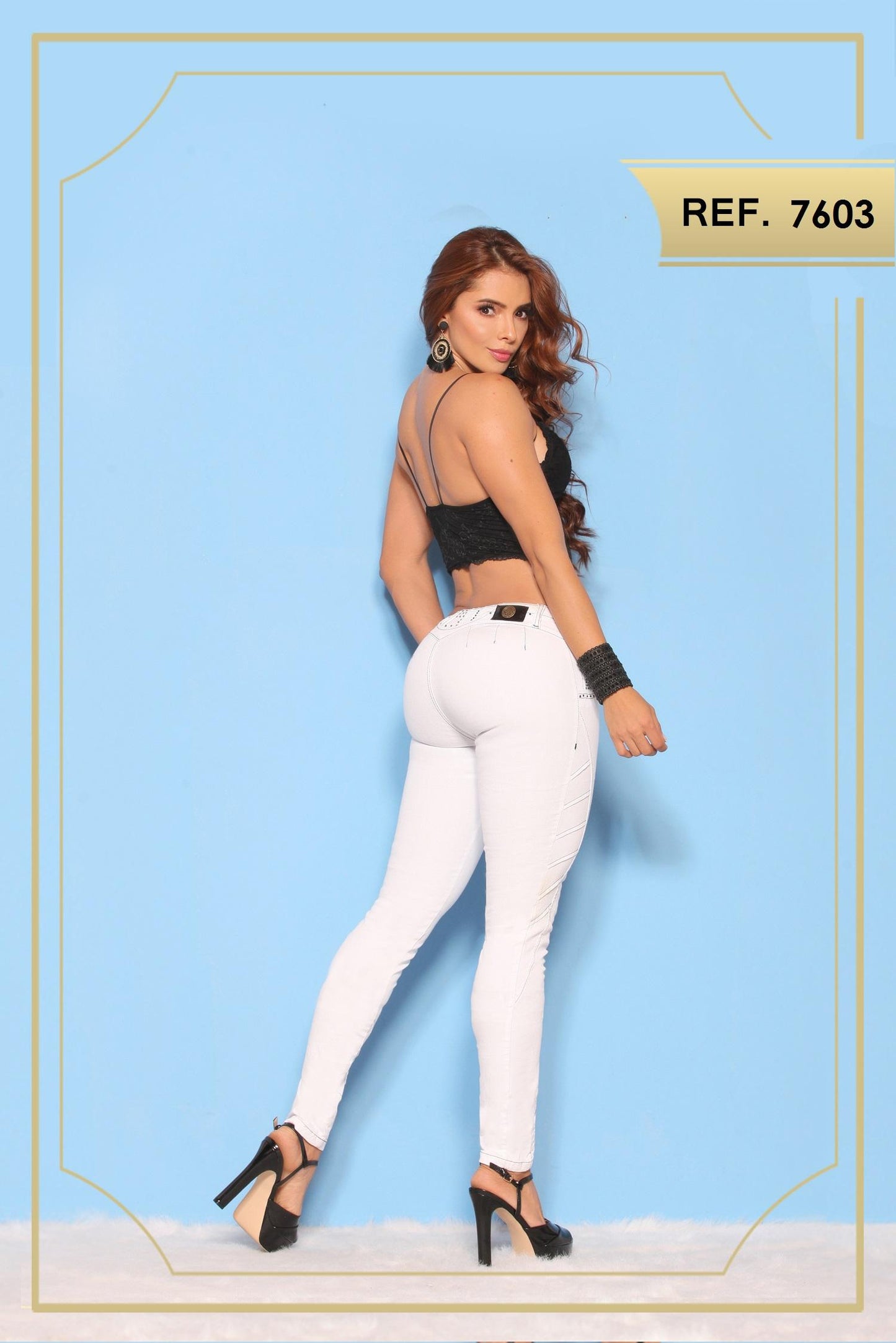 Ref. 014 -7603 Jean Sexy y Glamuroso - ropacolombianaeneuropa