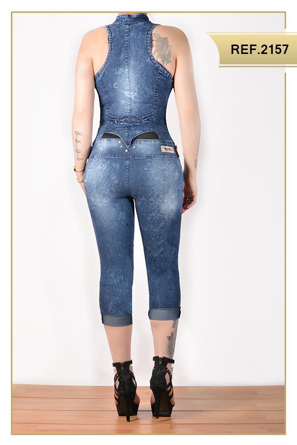 Ref. 007 -2157C Enterizo Sexy Capri Colombiano - ropacolombianaeneuropa