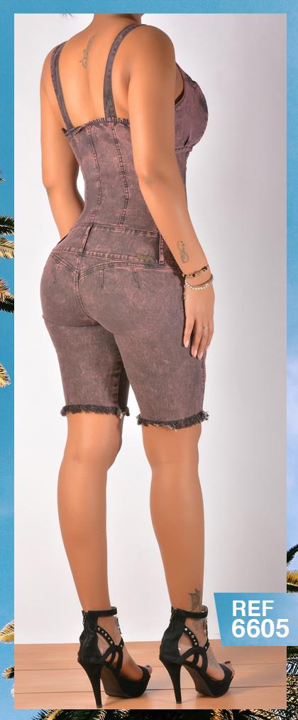 Ref. 030 -6605C Enterizo Capri levantacola de Moda - ropacolombianaeneuropa