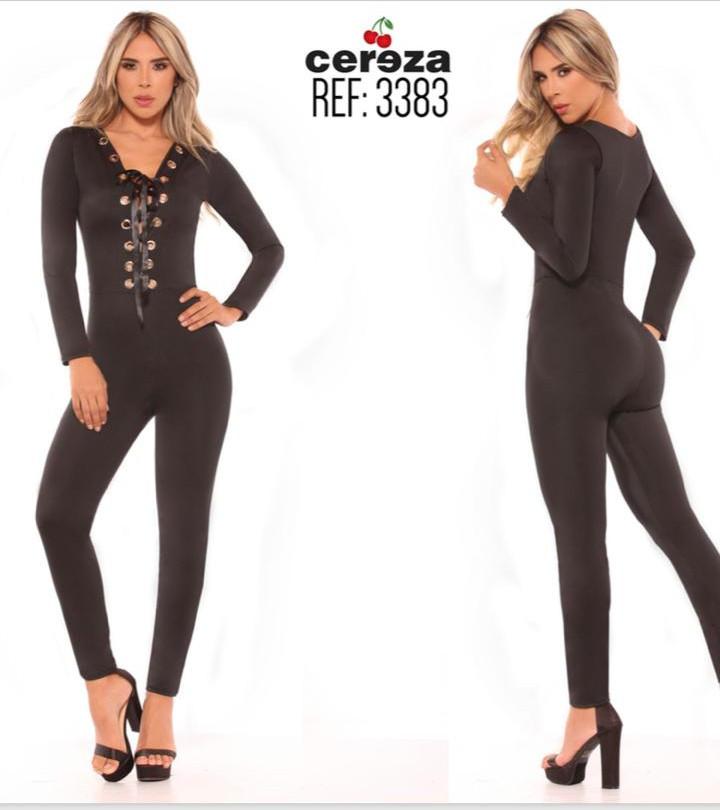 Ref. 004 -3383 Enterizo de Moda Colombiano Sensual con Mangas largas - ropacolombianaeneuropa