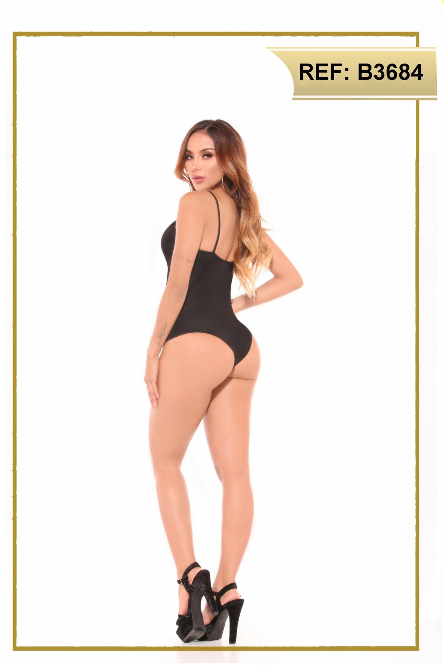 Ref. 004 -B3684 Body Súper Sexy Elaborado en Colombia, con sensacionales telas, encajes, detalles y acabados.