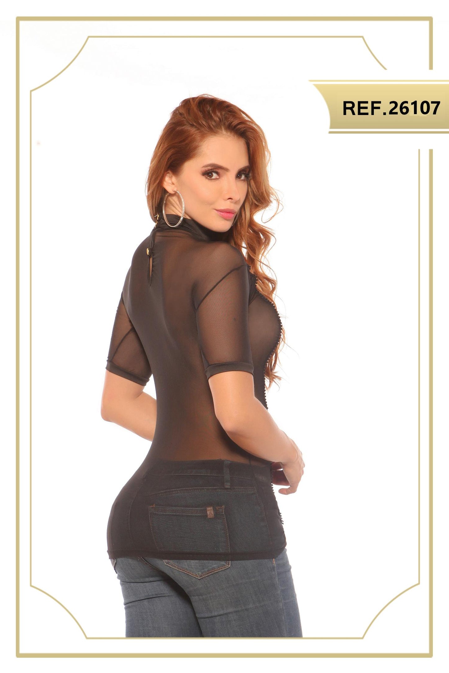 Ref. 004 -26107 BLUSA SEXY COLOMBIANA