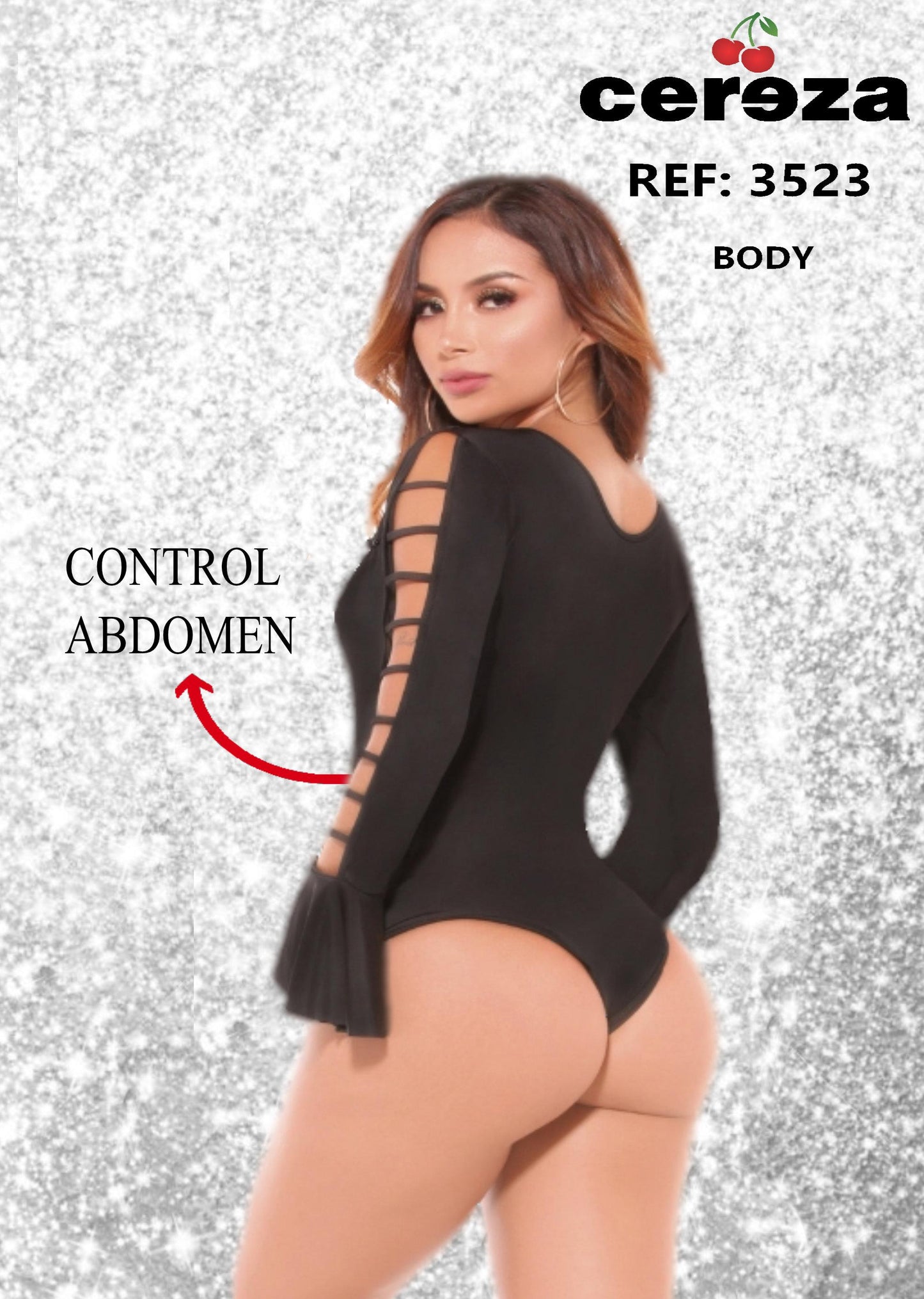 Ref. 004 -3523 Body sexy con refuerzo interno