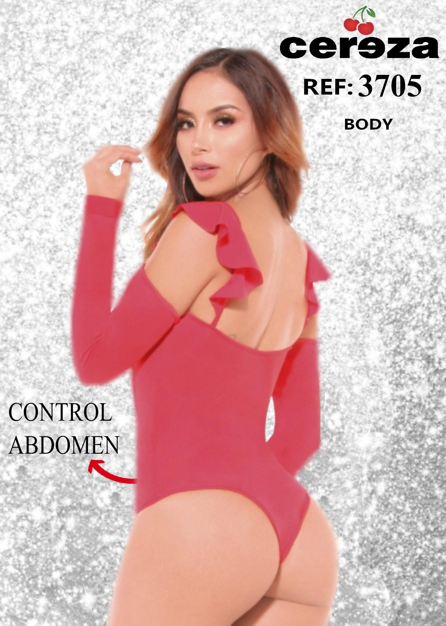Ref. 004 -3705 Body sexy con refuerzo interno