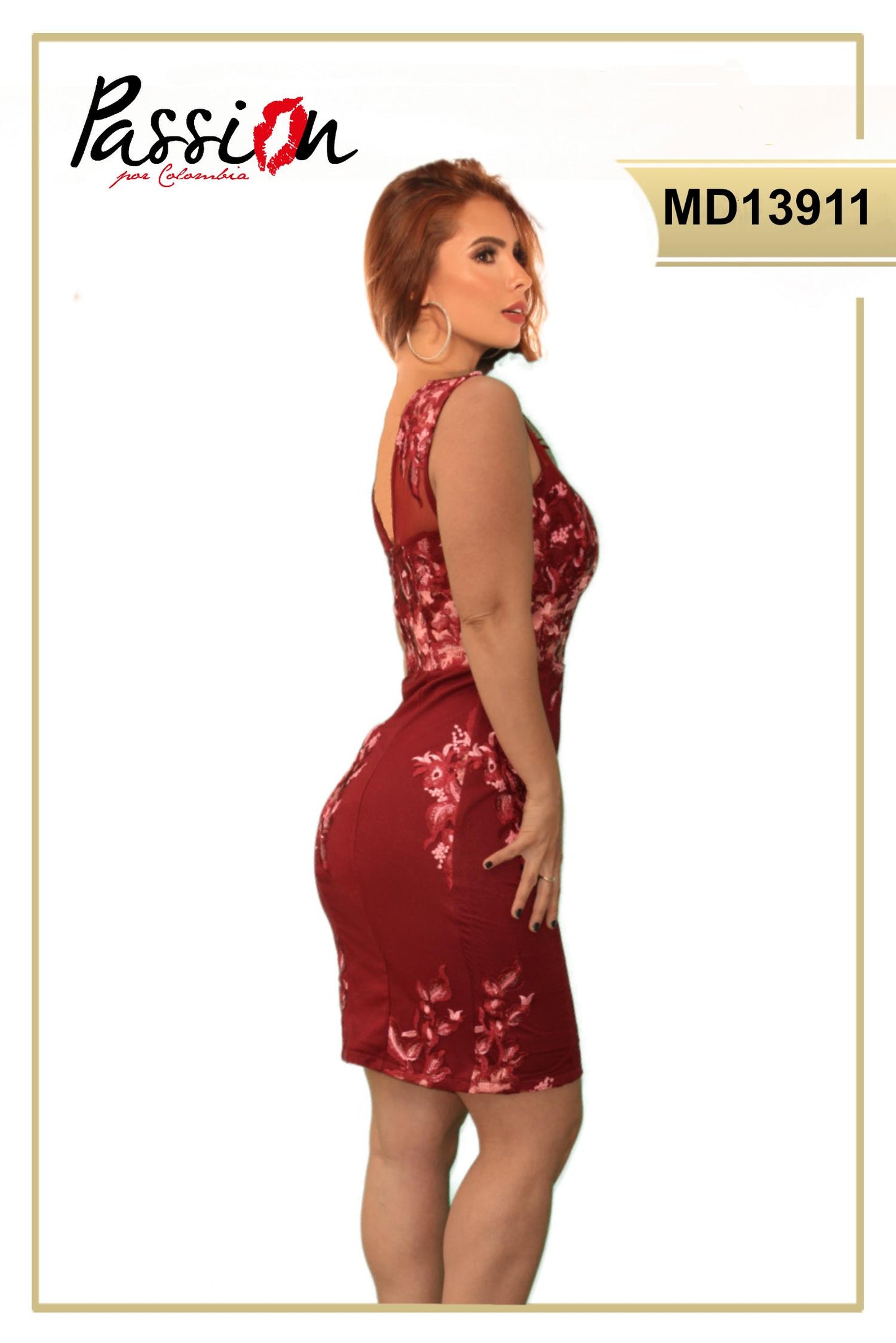 Ref. 003 -MD13911 Vestido sexy - ropacolombianaeneuropa