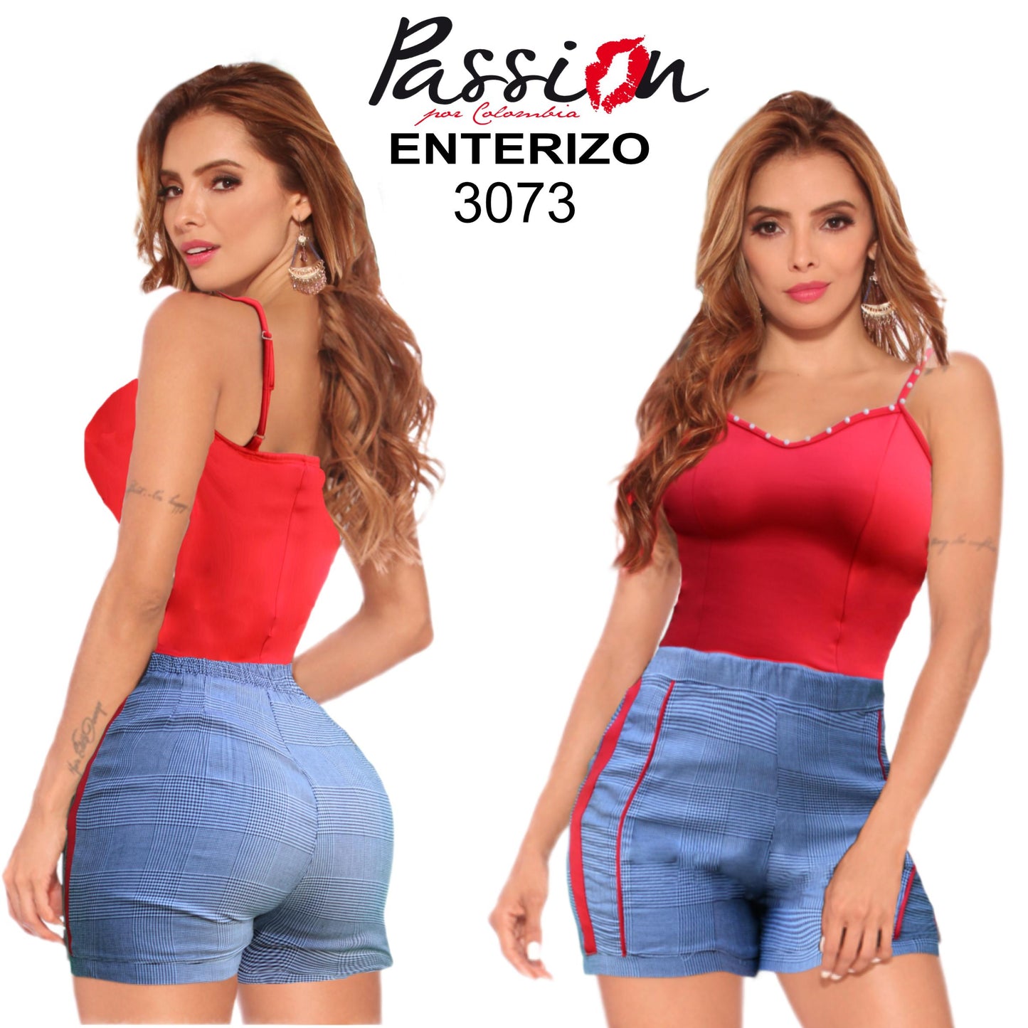 Ref. 040 -3073 Enterizo sexy - ropacolombianaeneuropa