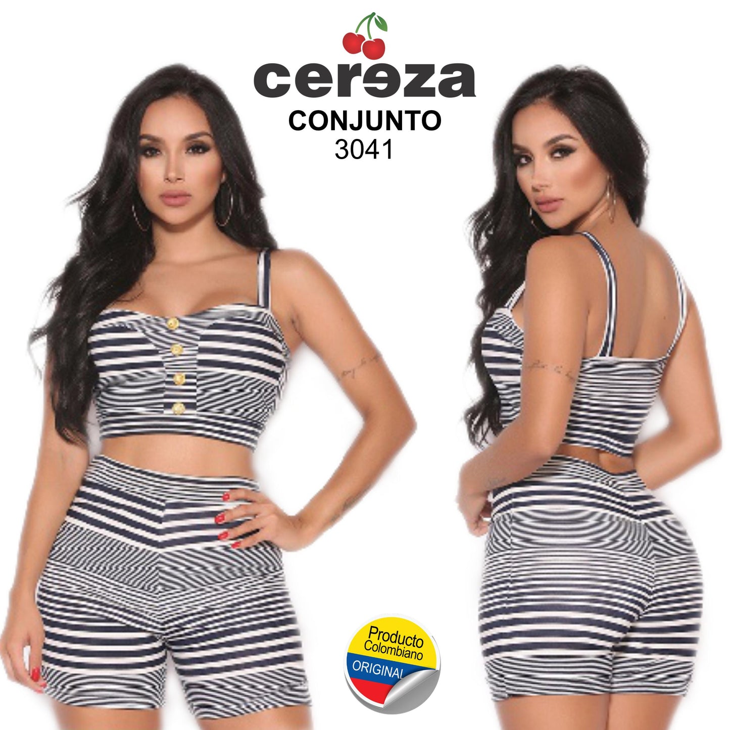 Ref. 004 -3041 Conjunto de moda - ropacolombianaeneuropa