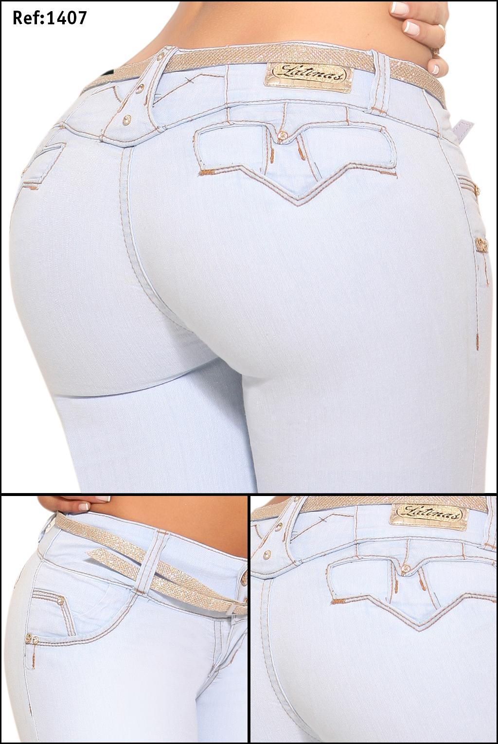 Ref. 006 -1407 Jean Levanta cola Colombiano