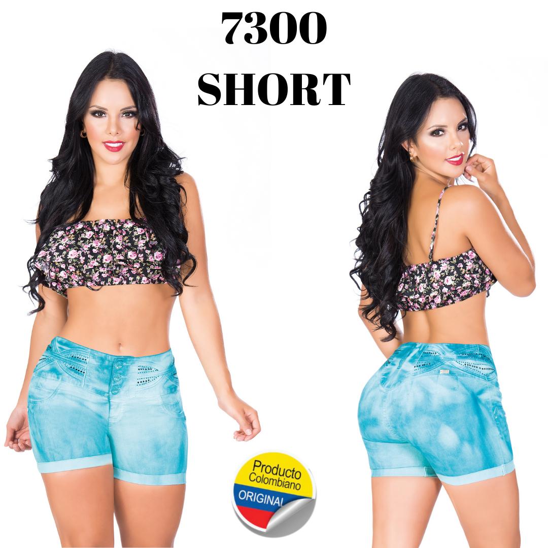 Ref. 001 -7300-S Short colombiano Ajustado Y Cómodo