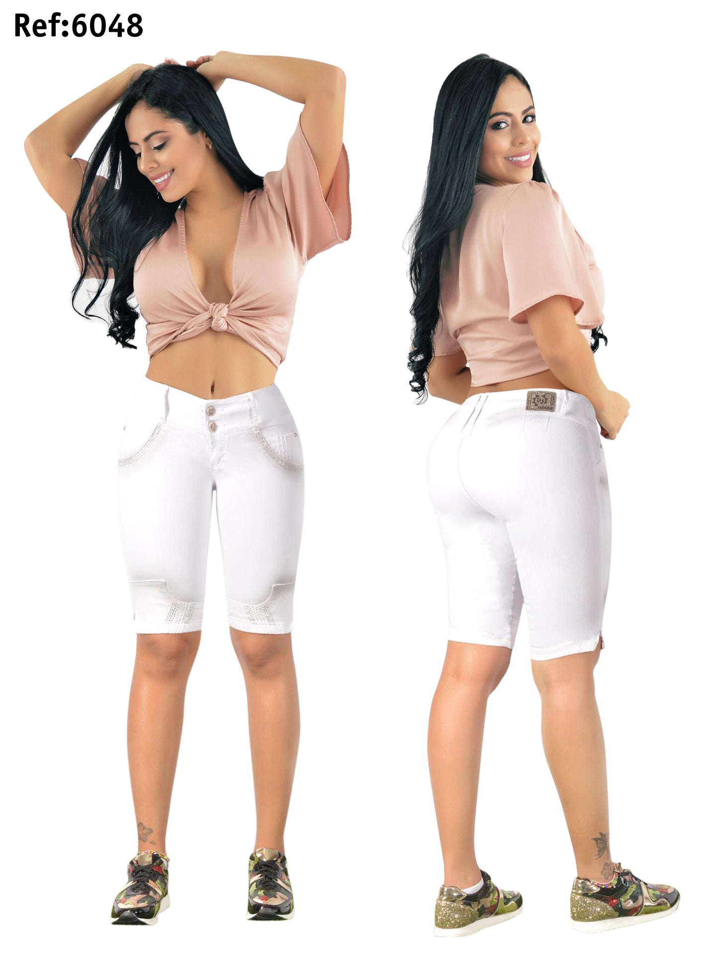 Ref. 006 -6048 Capri Colombiano Deseo Jeans