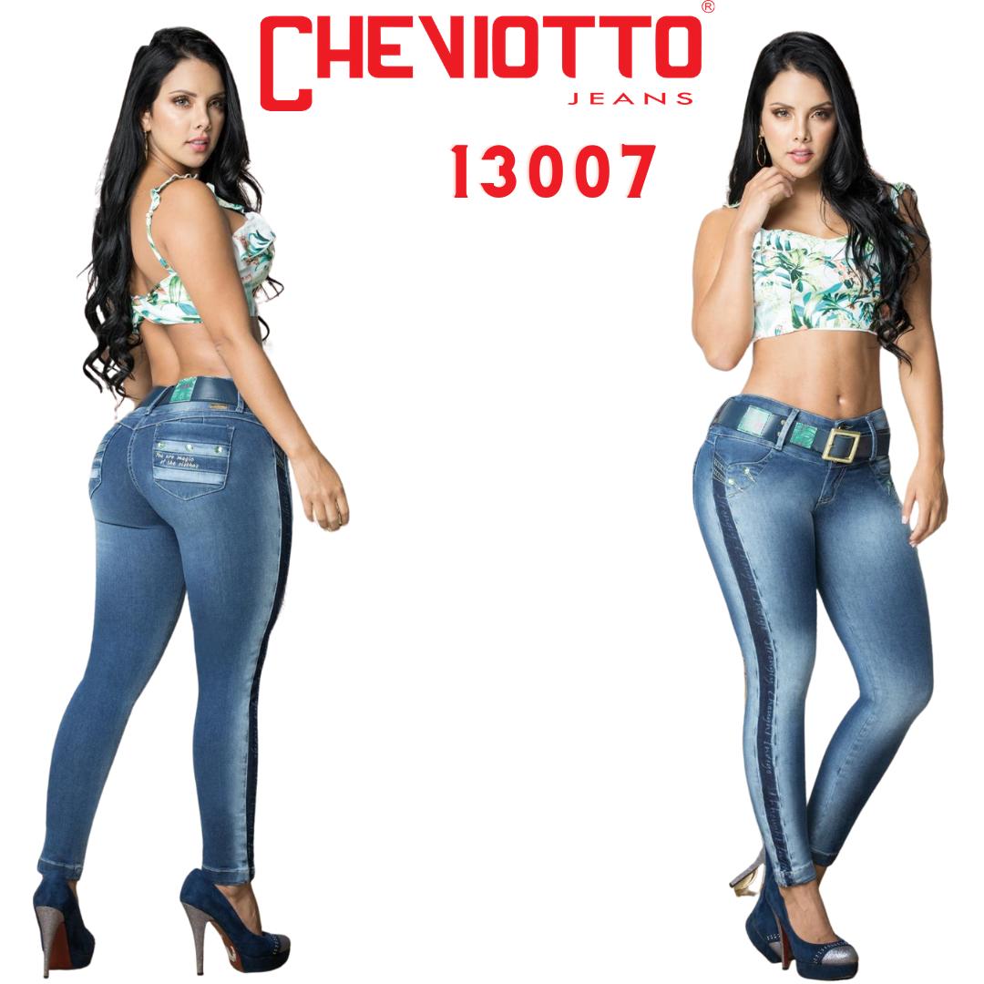 Ref. 001 -13007 Jean Skiny Con Bolsillos Traseros