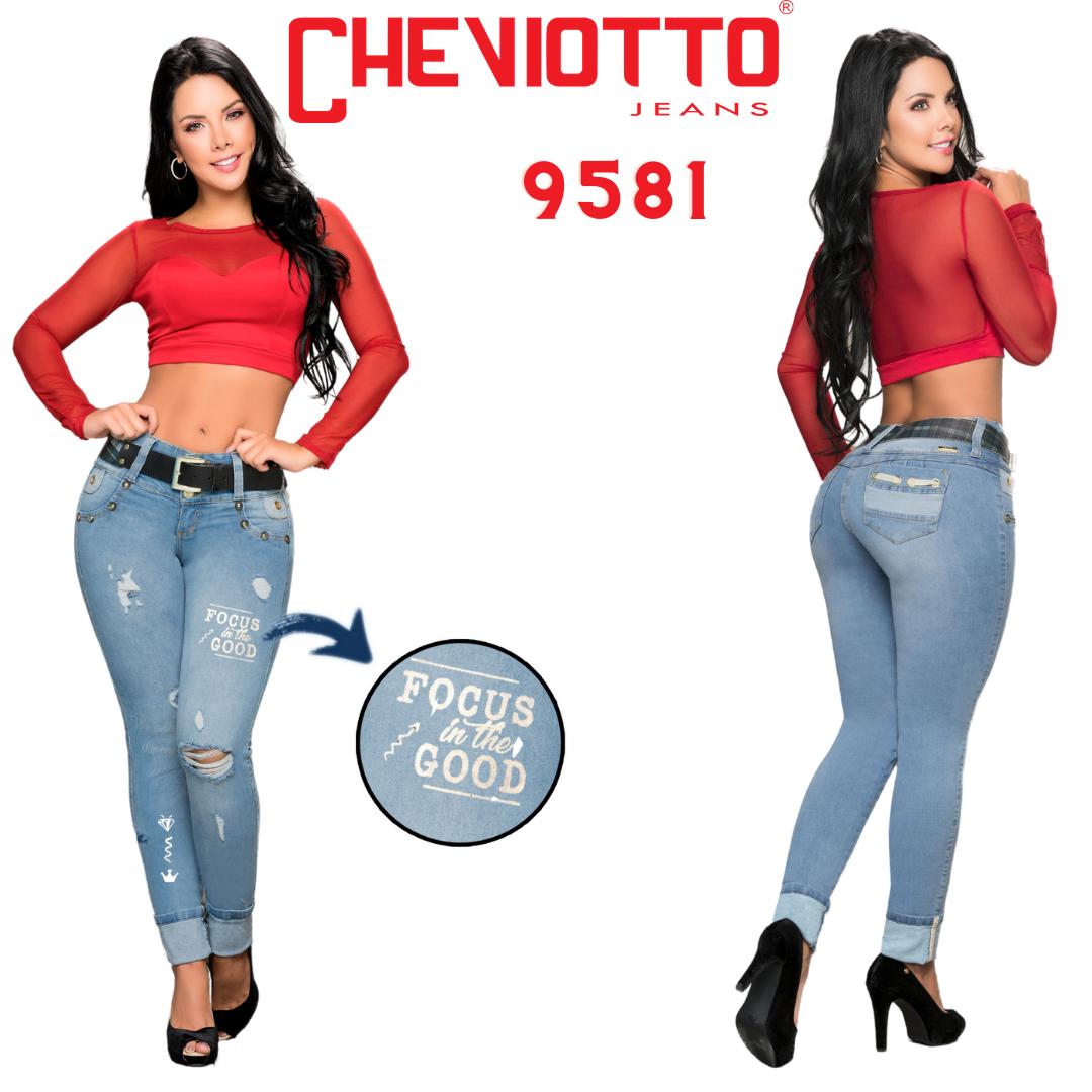 Ref. 001 -9581ESTAMPADO JEAN LEVANTACOLA COLOMBIANO