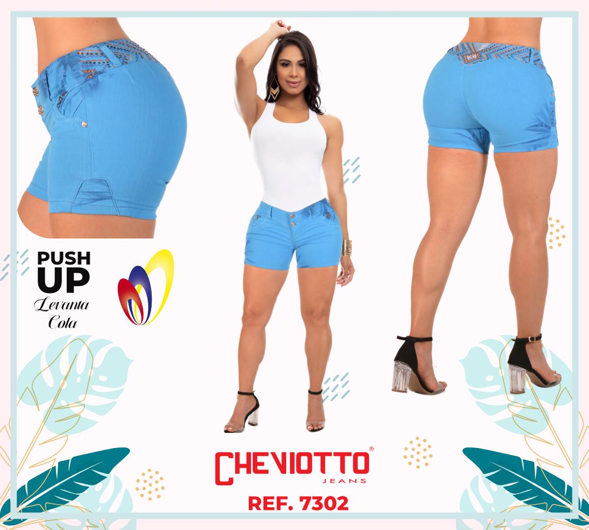 Ref. 001 -7302-S Short Colombiano levanta cola