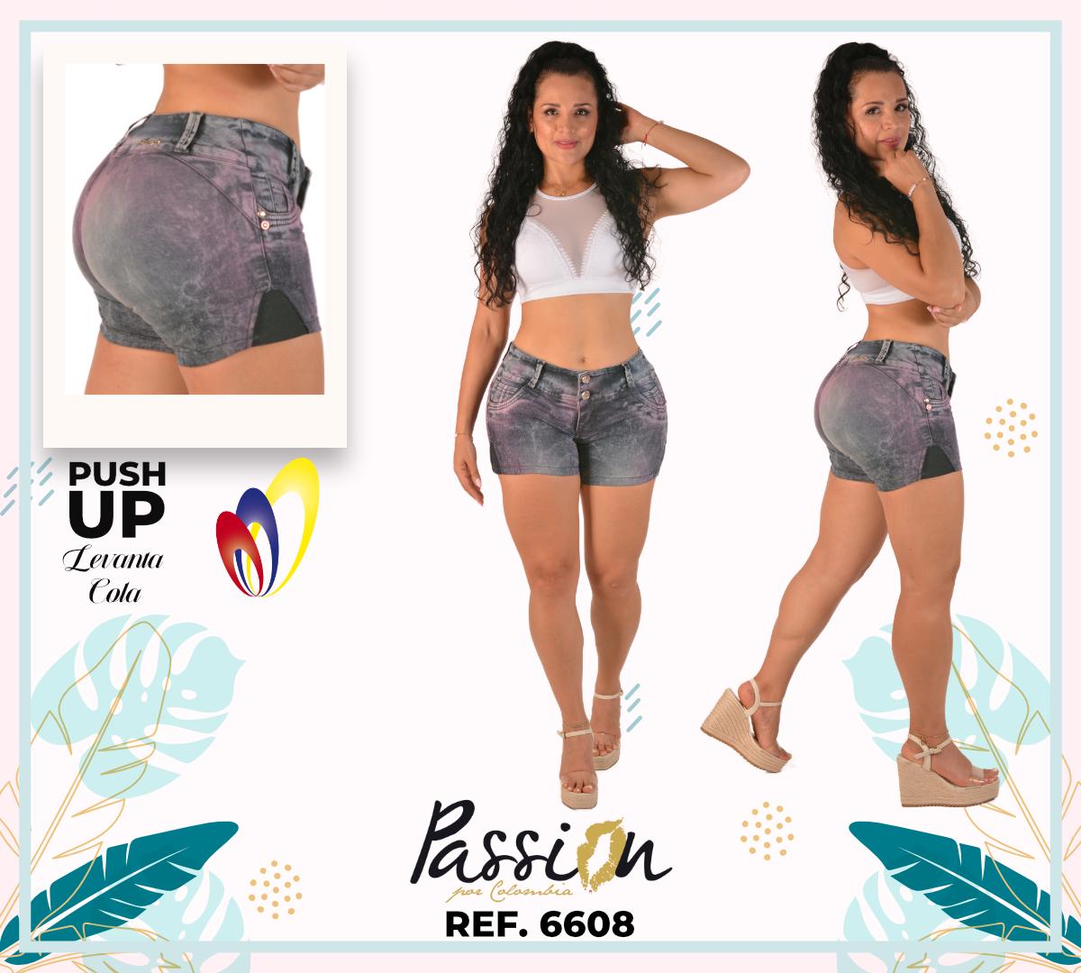 Ref. 030 -6608 Short Jean Levantacola Colombiano