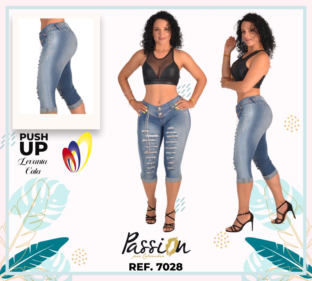 Ref. 030 -7028 CAPRI Capri Jean Levantacola Colombiano