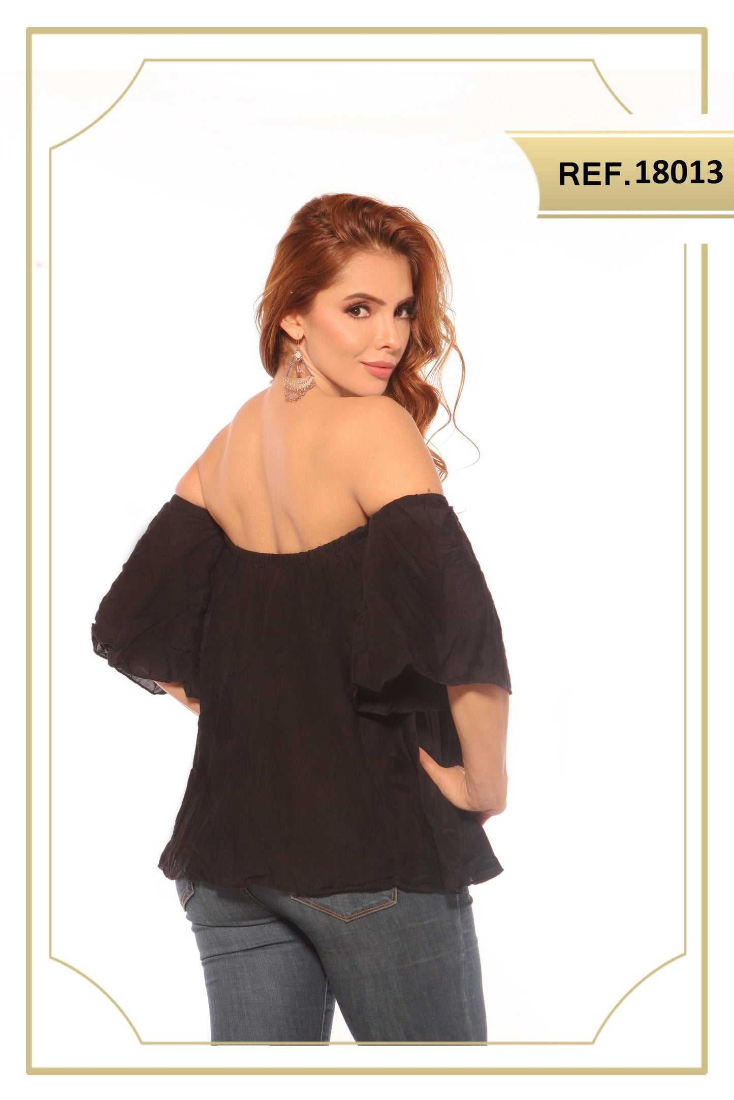 Ref. 004 -18013 BLUSA DAMA COLOMBIANA