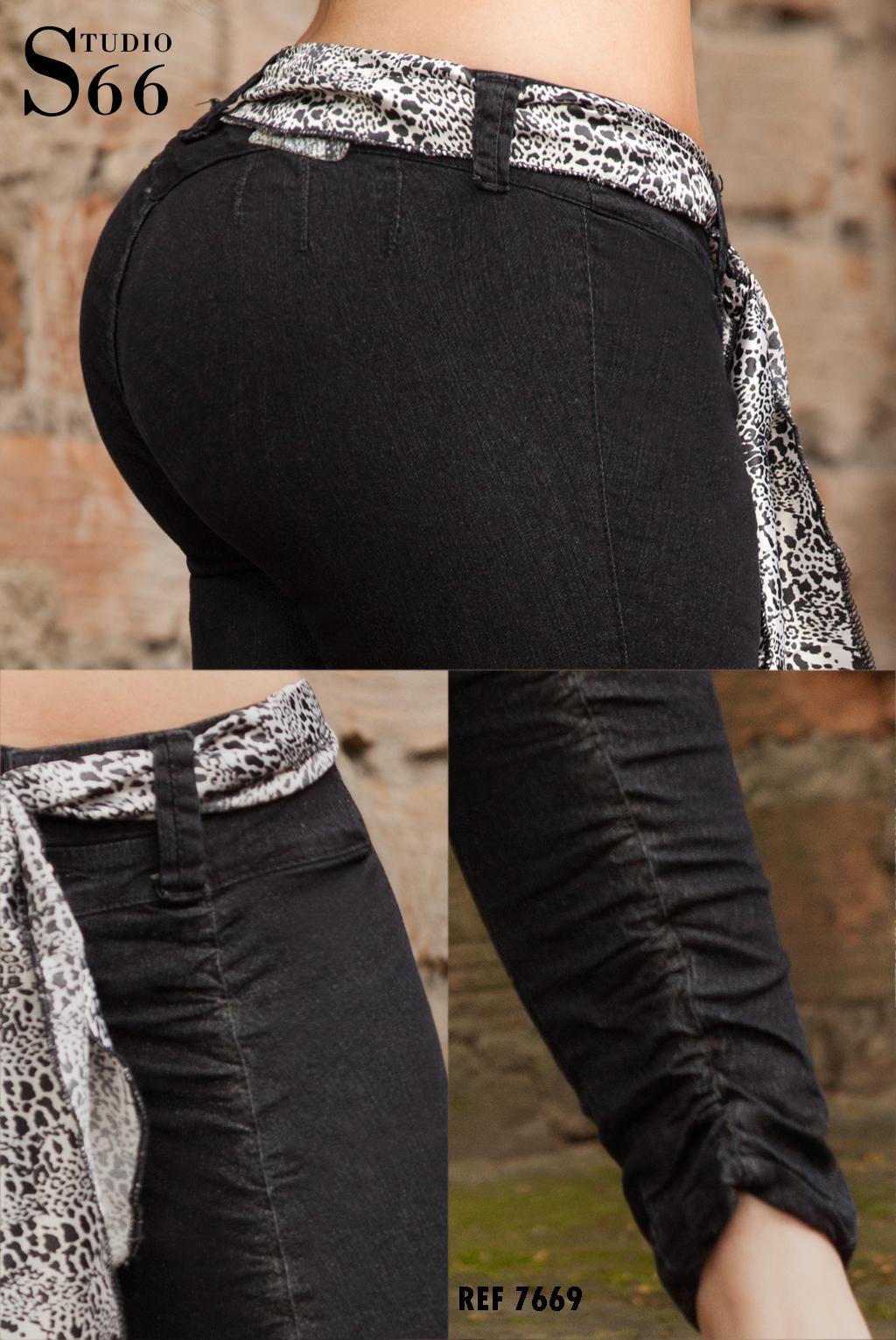 Ref. 014 -7669 Jean Diseño Unico - ropacolombianaeneuropa