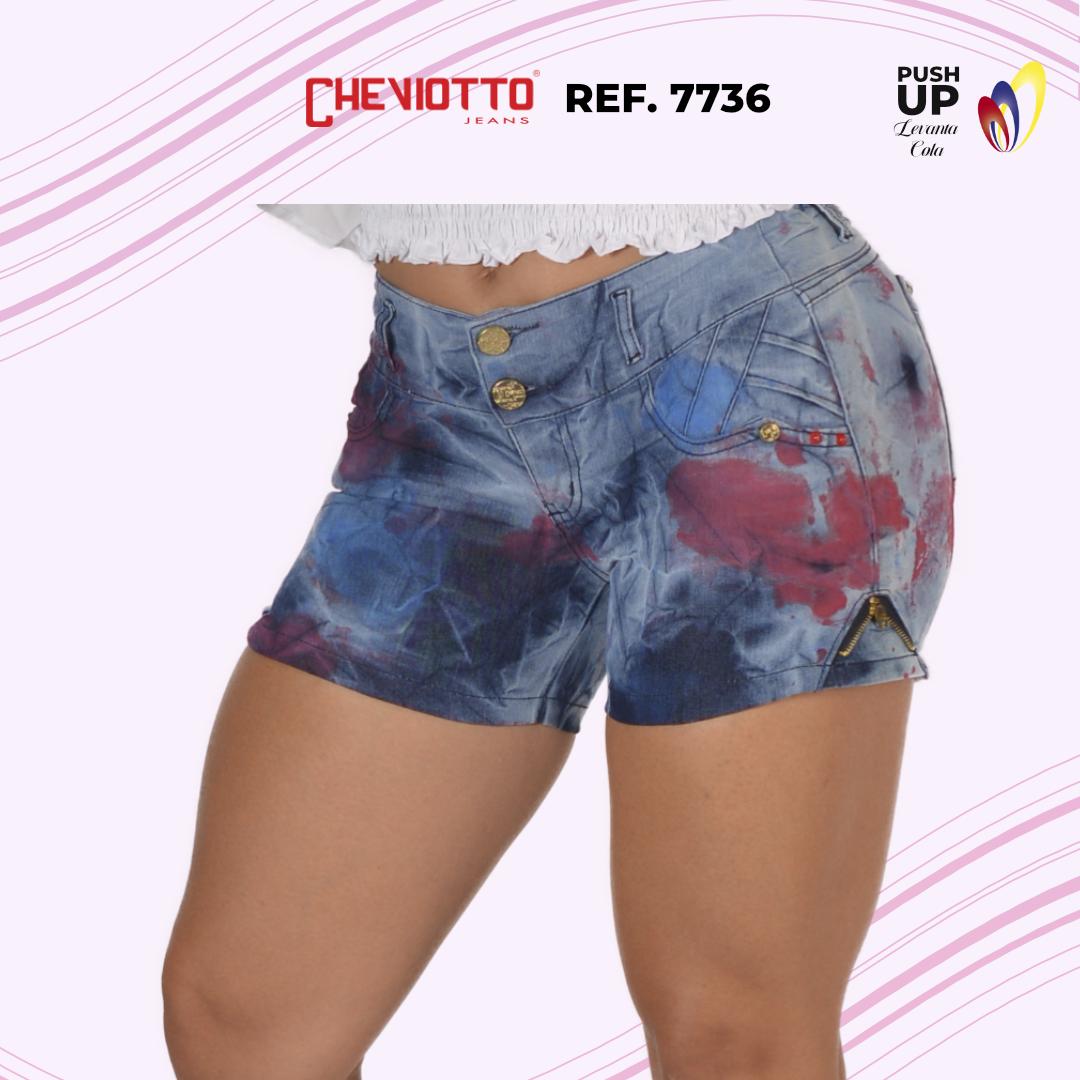 Ref. 001 -7736-S SHORT COLOMBIANO LEVANTA COLA