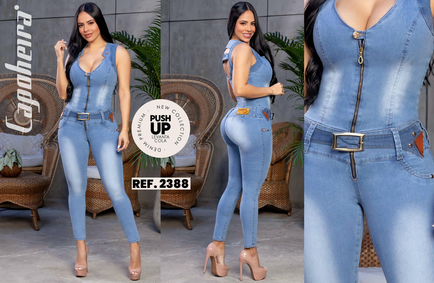 Ref. 006 -2388 ENTERIZO COLOMBIANO LEVANTACOLA - ropacolombianaeneuropa