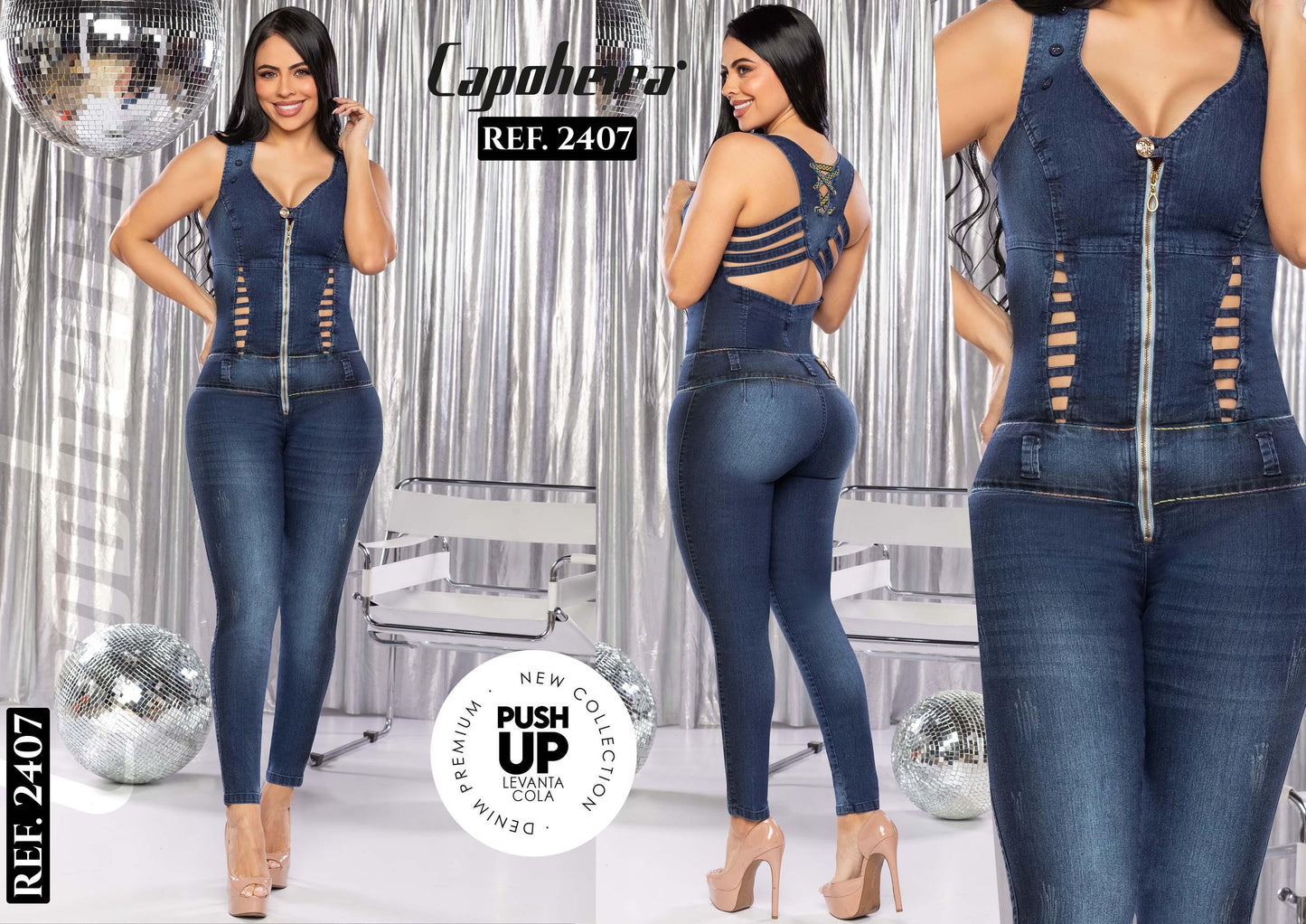 Ref. 006 -2407 ENTERIZO MODA - ropacolombianaeneuropa