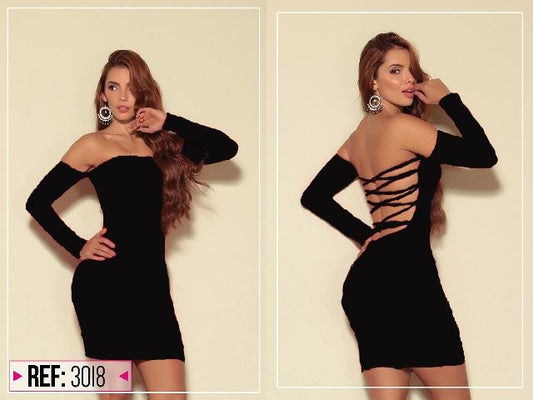 Ref. 004 -3018 Vestido de moda - ropacolombianaeneuropa