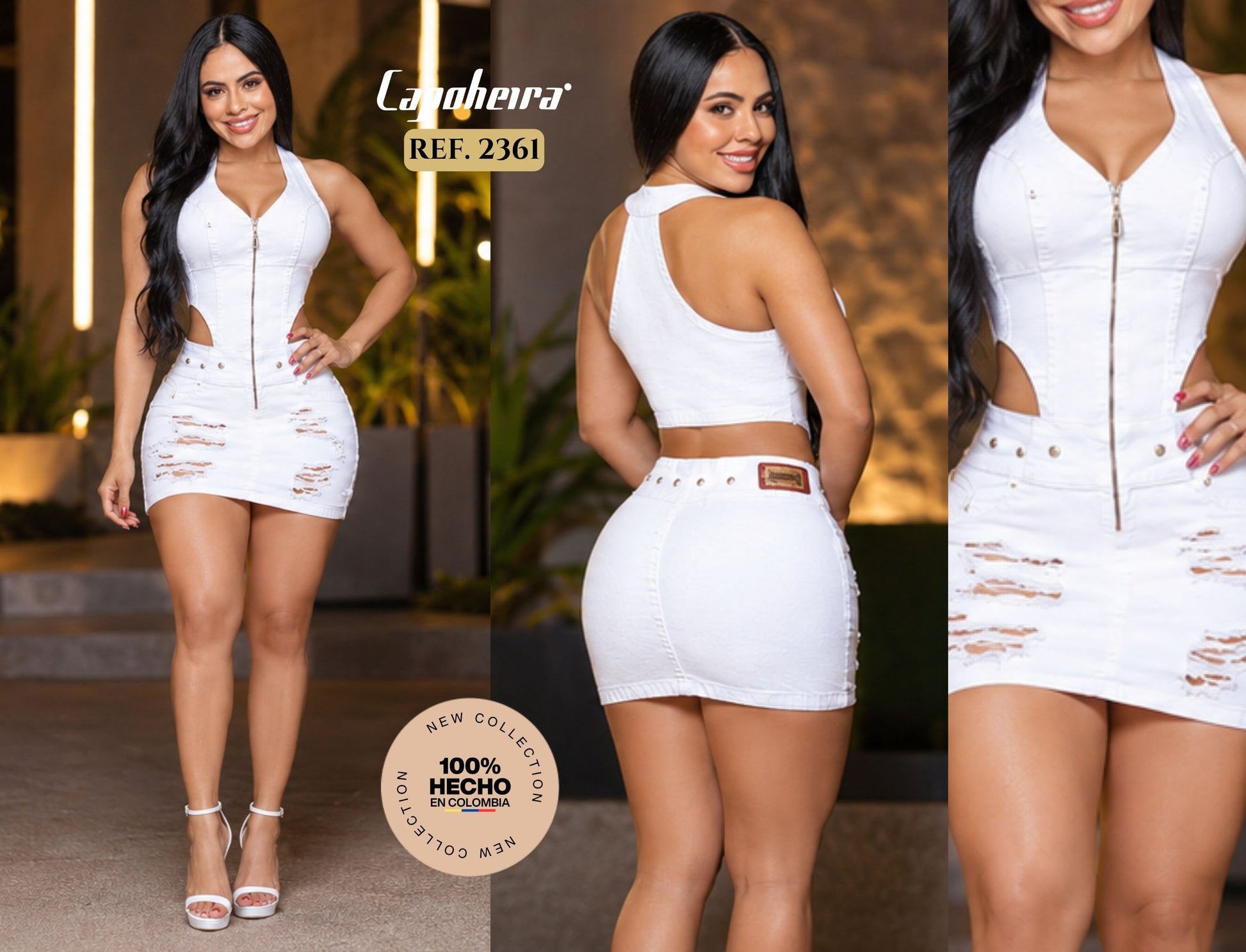 Ref. 006 -2361 ENTERIZO FALDA COLOMBIANO - ropacolombianaeneuropa