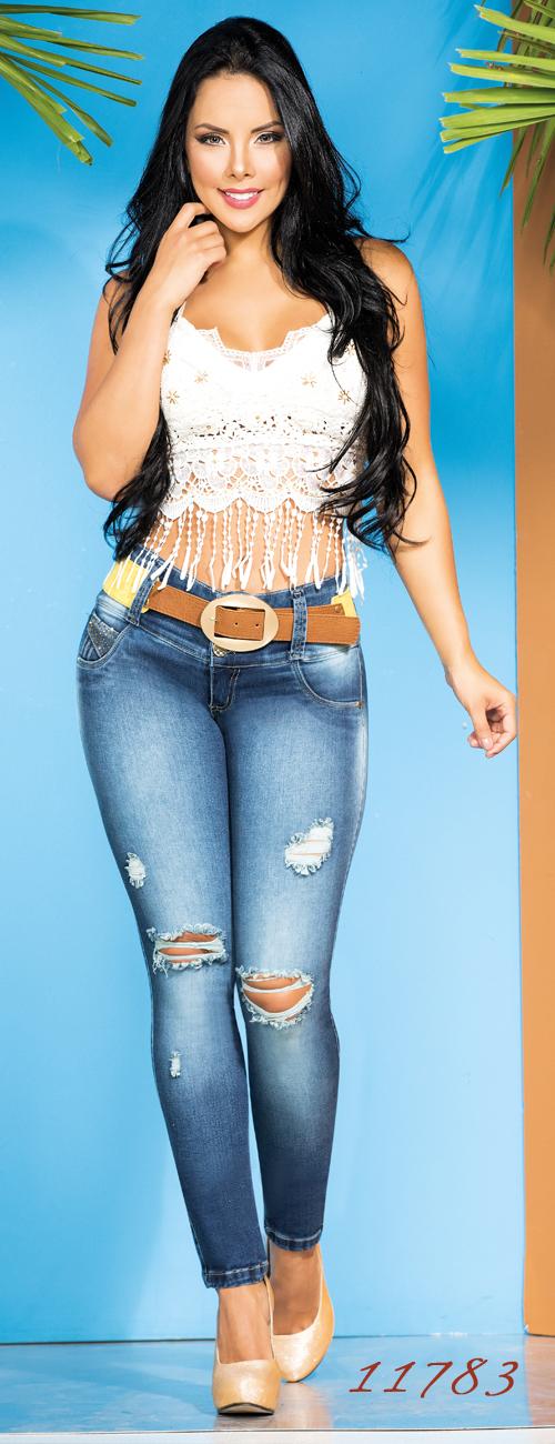 Ref. 001 -11783 Jeans Levantacola Colombiano