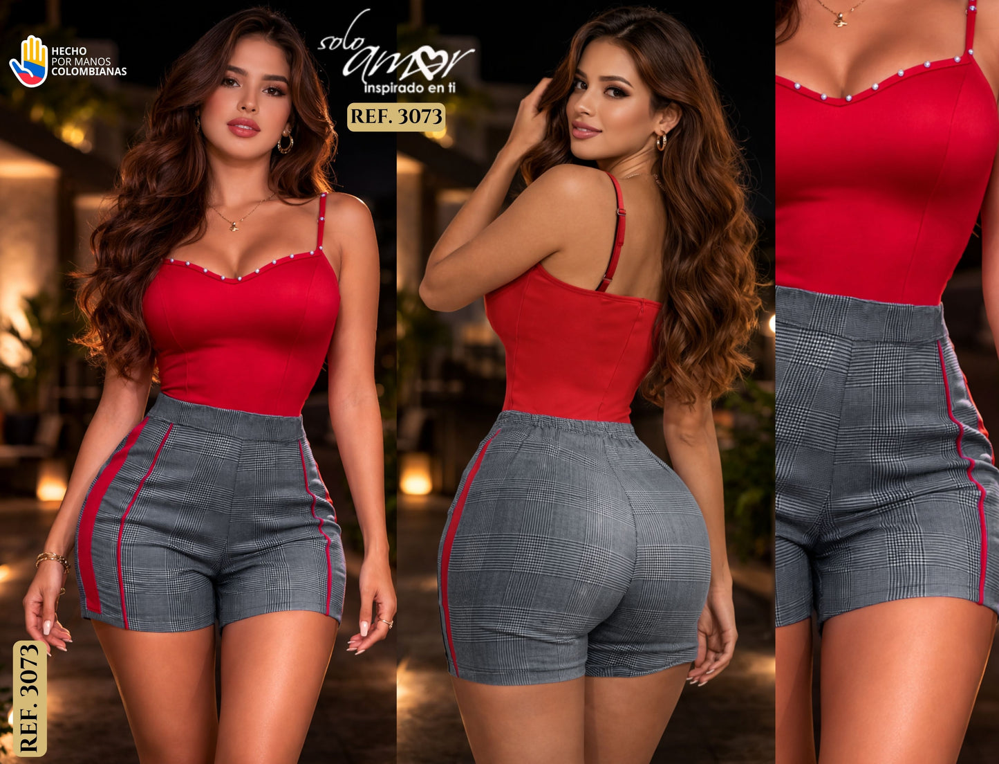 Ref. 040 -3073 Enterizo sexy - ropacolombianaeneuropa