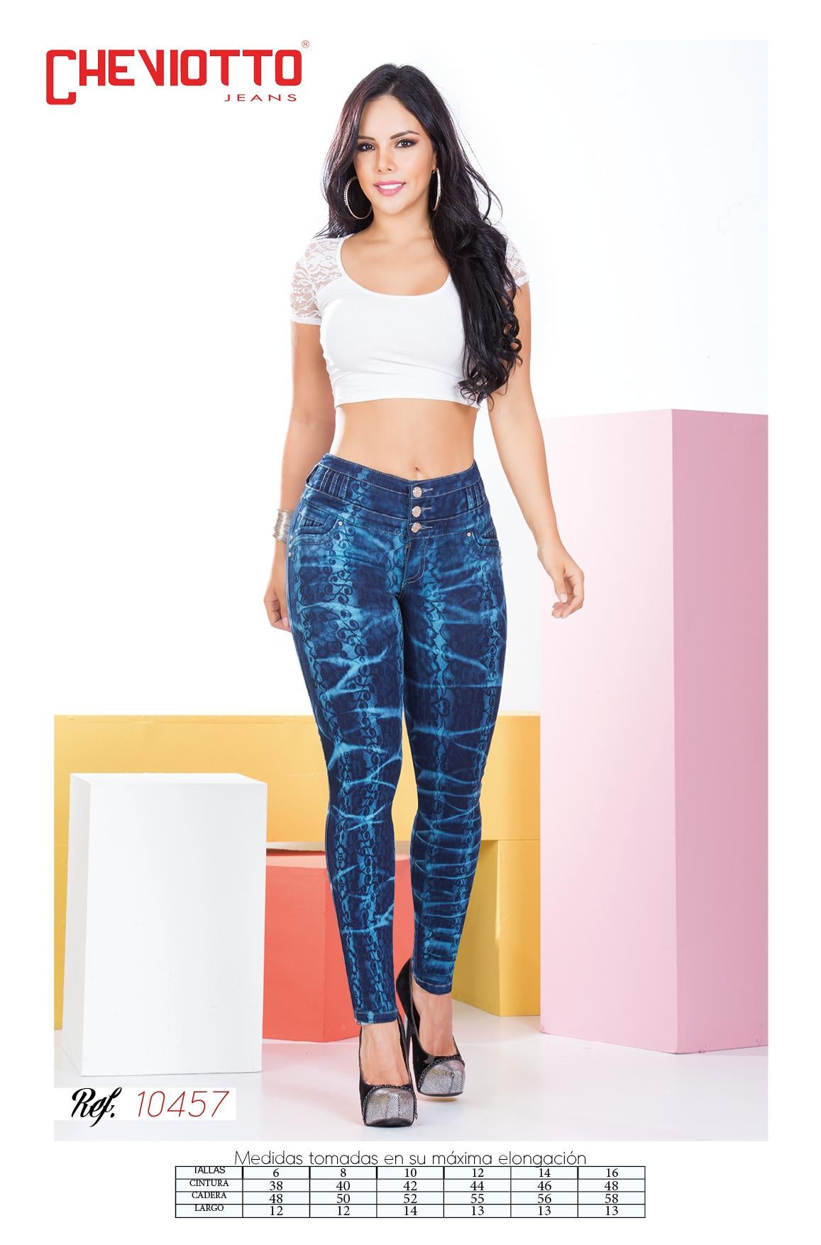 Ref. 001 -10457 JEANS LEVANTACOLA COLOMBIANO
