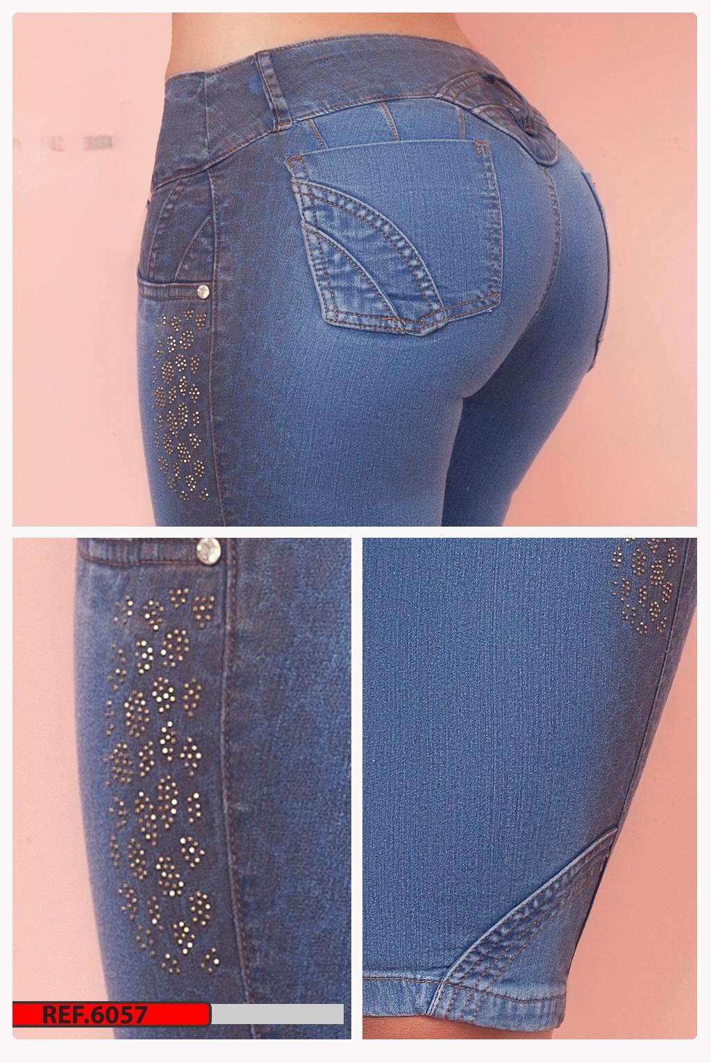 Ref. 006 -6057 Capri Colombiano Deseo Jeans - ropacolombianaeneuropa