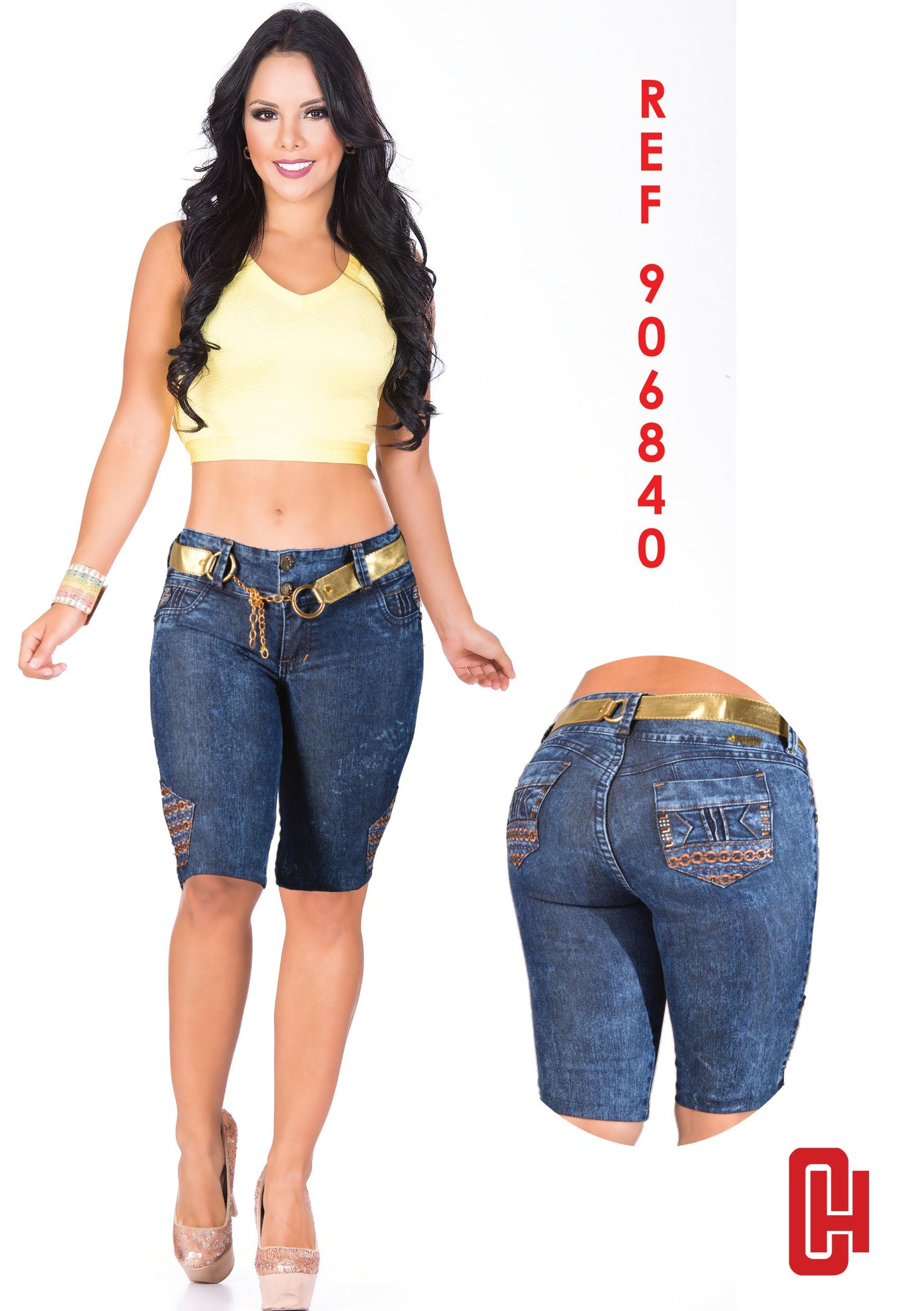 Ref. 001 -906840 Capri Jean Cheviotto