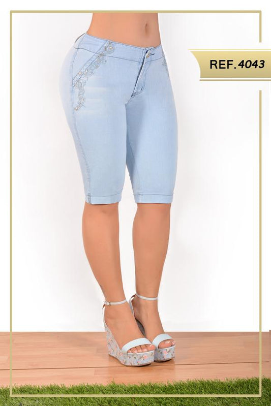 Ref. 001 -4043C Jean Capri Cheviotto