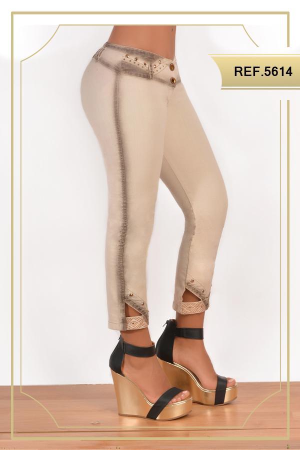 Ref. 001 -5614 Jean Capri Levanta cola Colombiana
