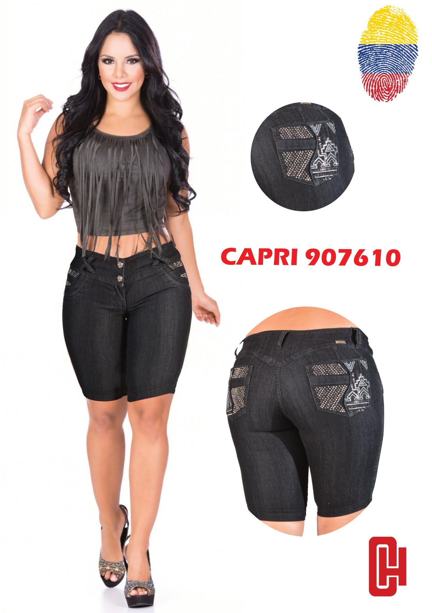 Ref. 001 - 907610 CH Vaqueros Capri Radiantes Colombianos