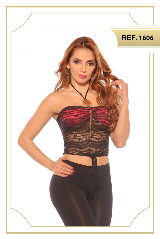 Ref. 004 -1606 Blusa Sexy Dama - ropacolombianaeneuropa