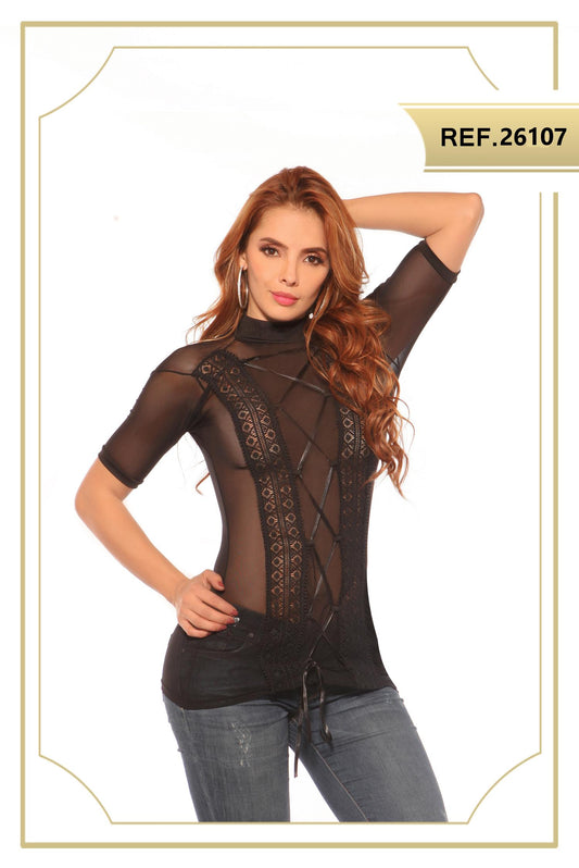 Ref. 004 -26107 BLUSA SEXY COLOMBIANA - ropacolombianaeneuropa