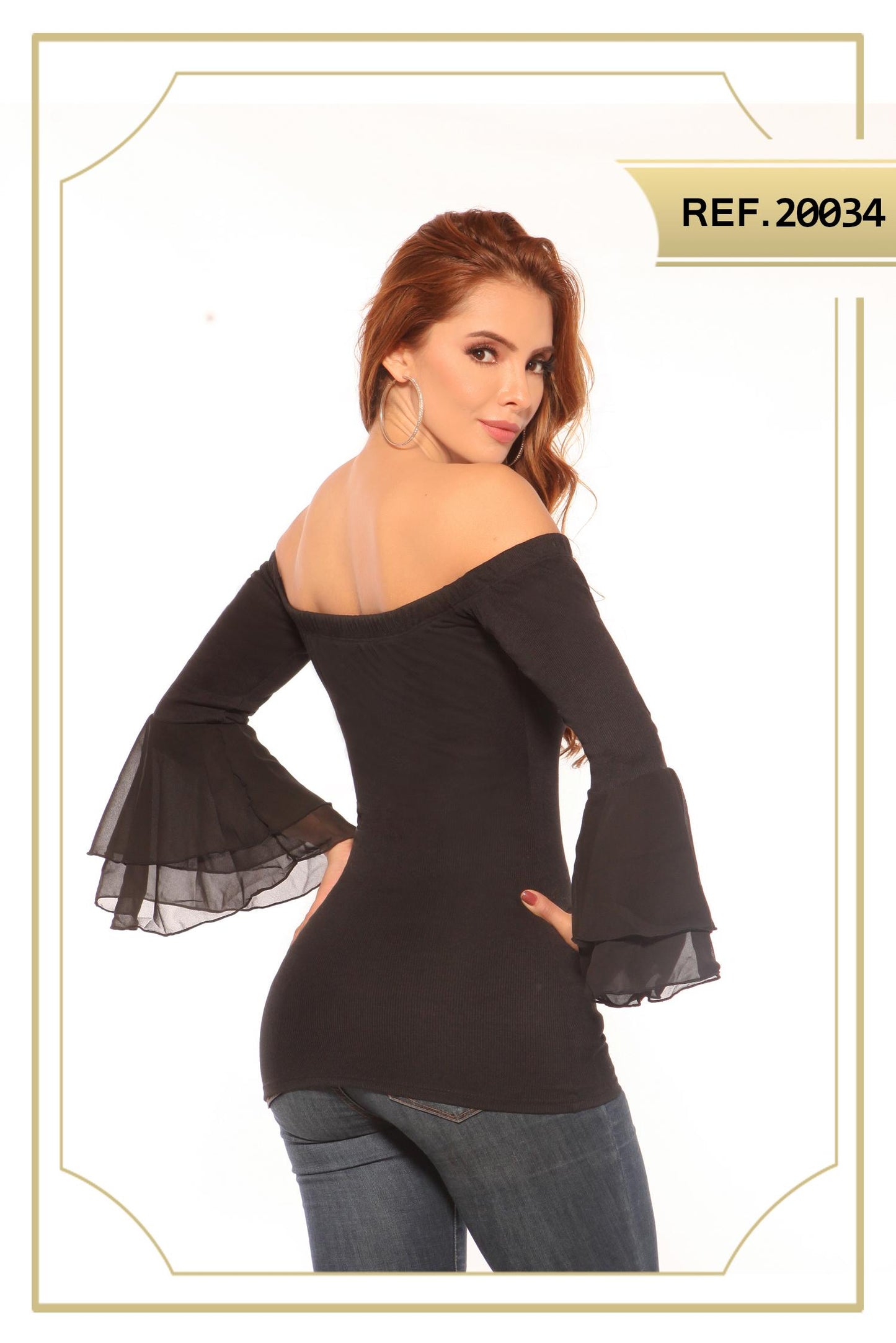 Ref. 004 -20034 Blusa de Moda - ropacolombianaeneuropa