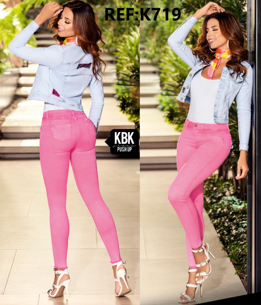 Ref. 050 -K719 Vaqueros Efecto Push Up hechos en Colombia