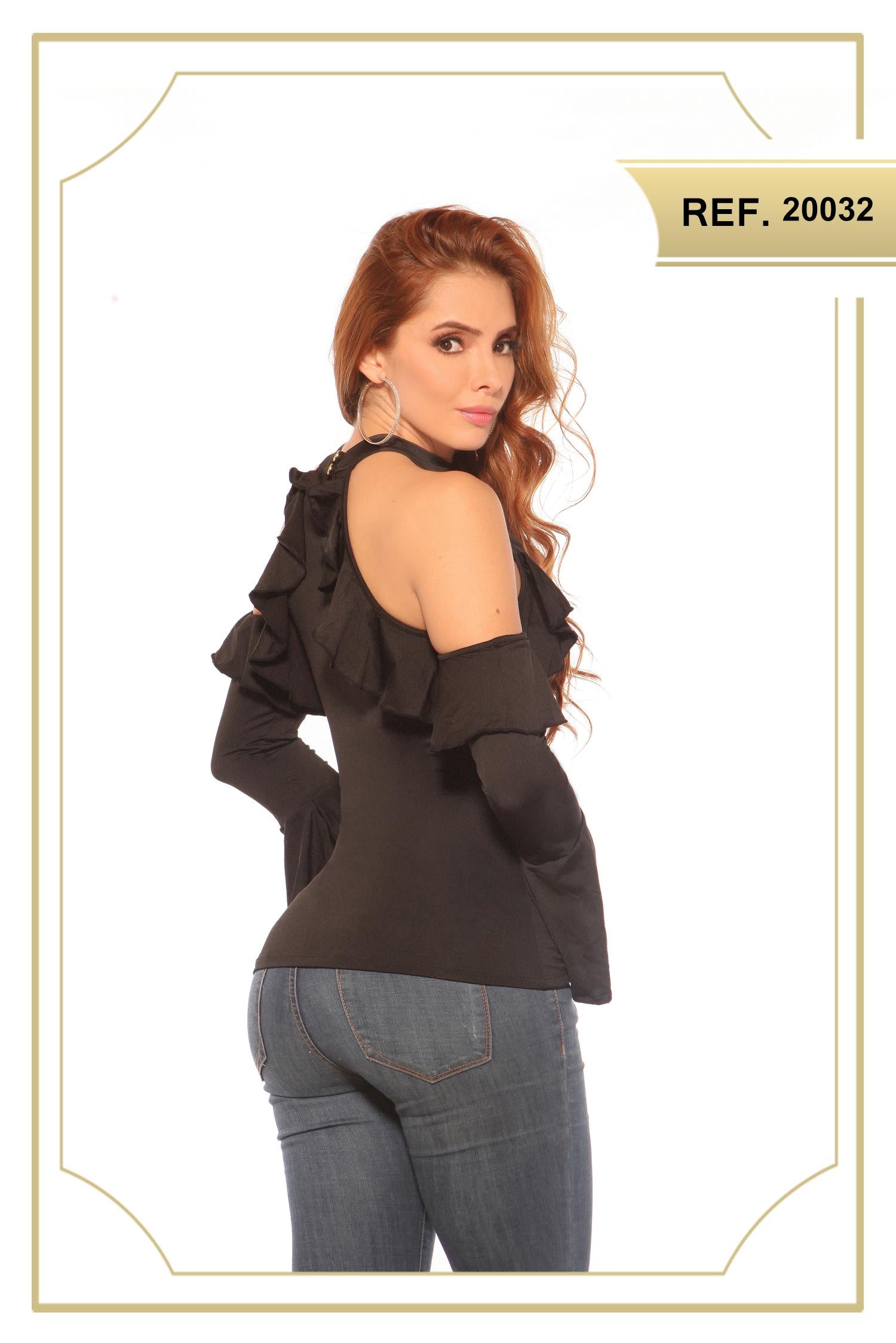 Ref. 004 -20032 APLI Blusa Manga Larga - ropacolombianaeneuropa