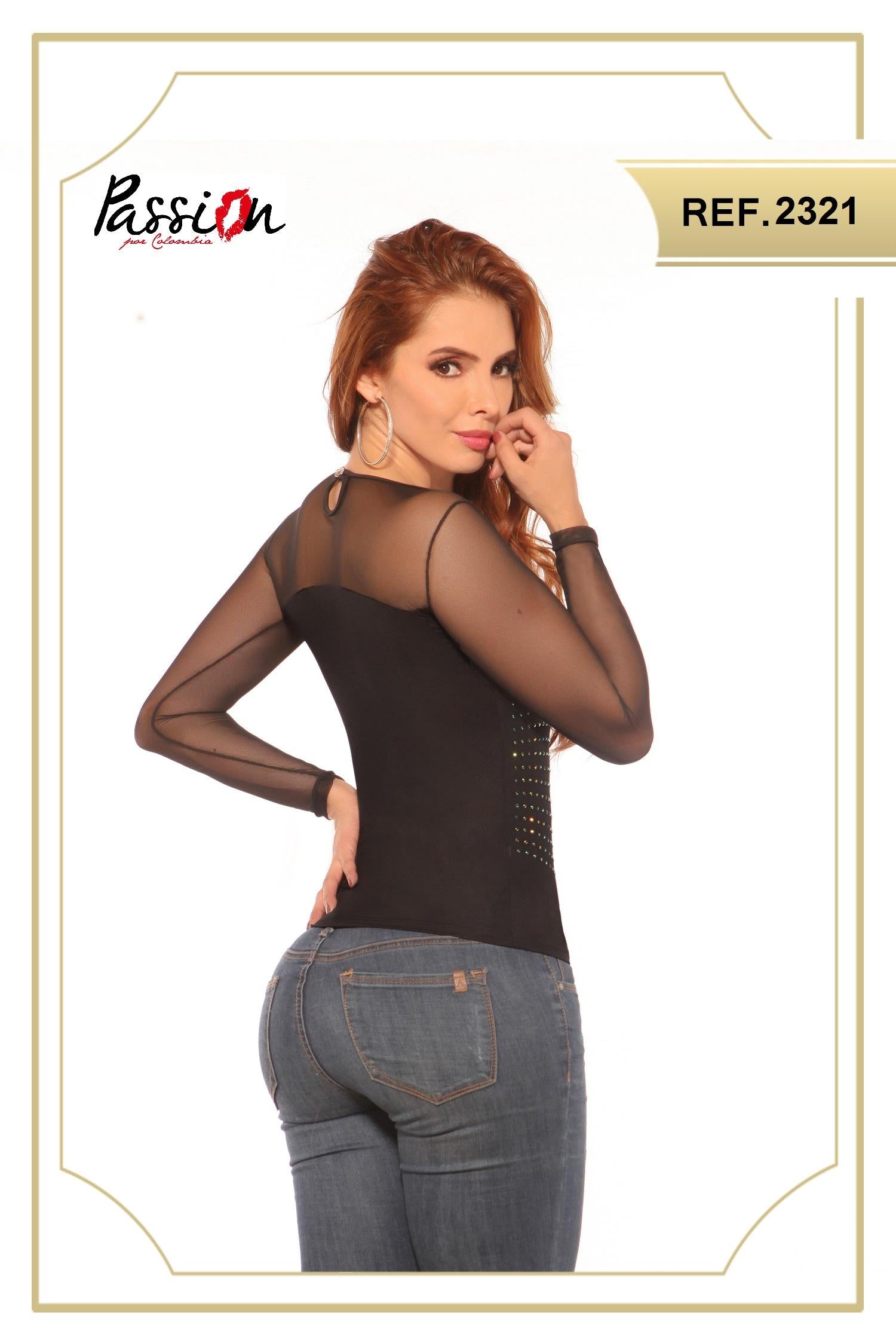 Ref. 030 -2321 Blusa Colombiana Passion - ropacolombianaeneuropa