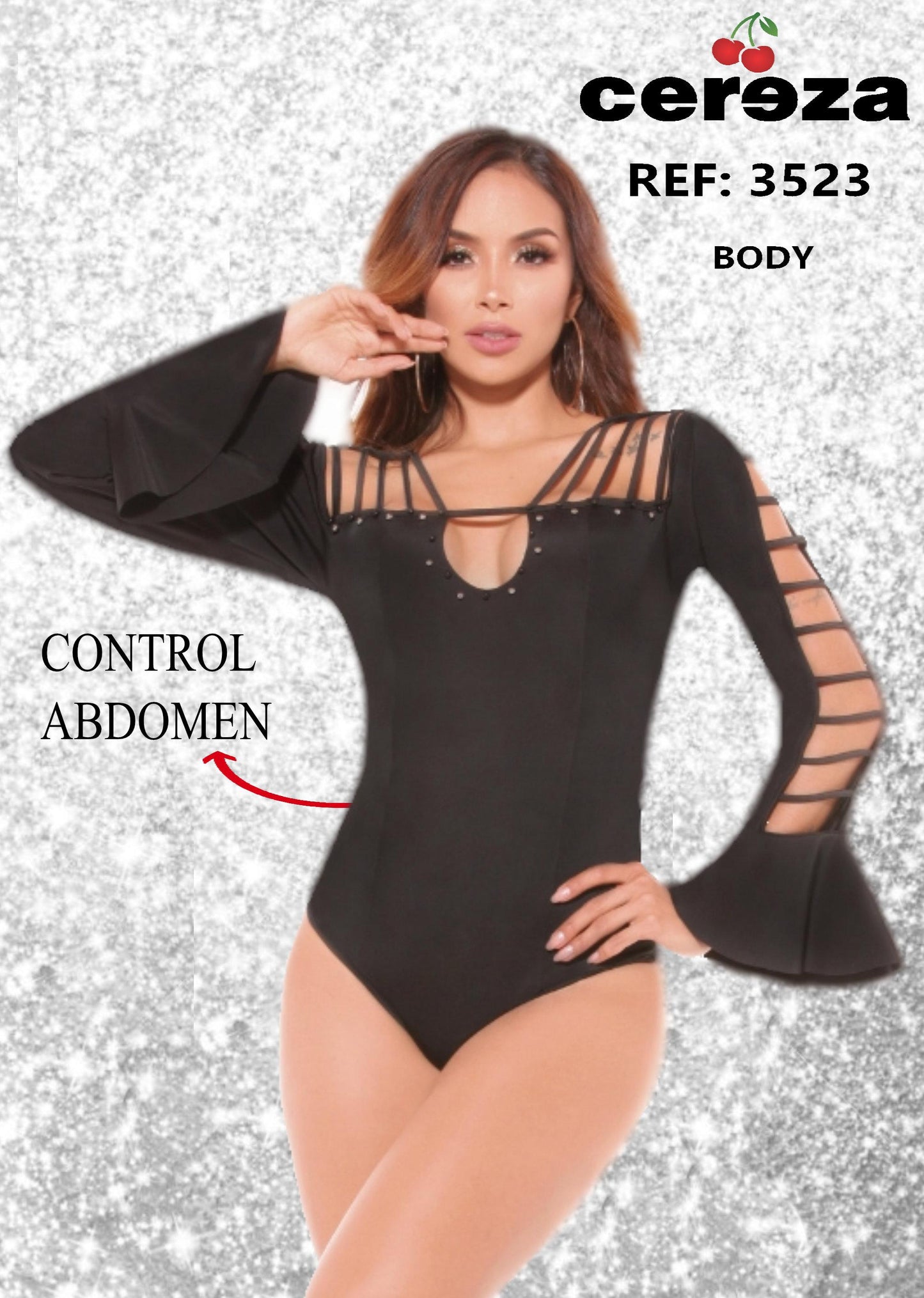 Ref. 004 -3523 Body sexy con refuerzo interno
