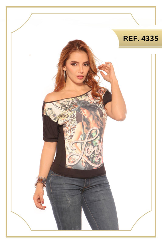 Ref. 004 -4335 Blusa Cereza - ropacolombianaeneuropa