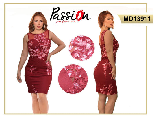Ref. 003 -MD13911 Vestido sexy - ropacolombianaeneuropa