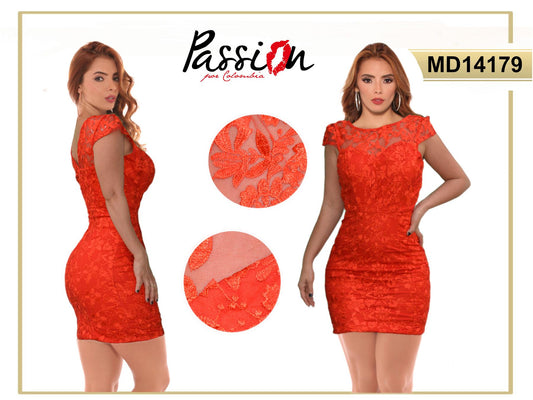 Ref. 003 -MD14179 Vestido Largo de Fiesta de Temporada - ropacolombianaeneuropa