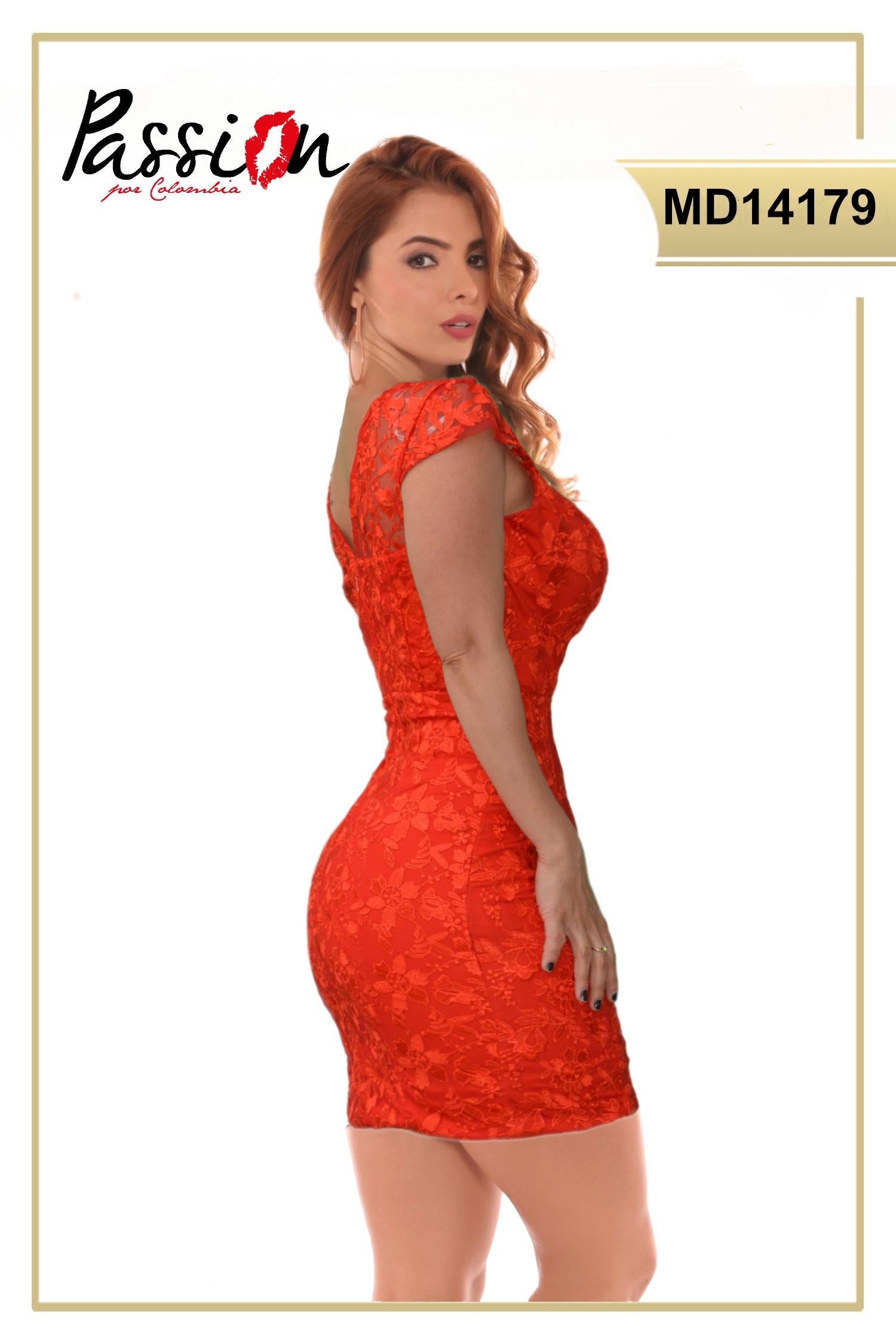 Ref. 003 -MD14179 Vestido Largo de Fiesta de Temporada - ropacolombianaeneuropa