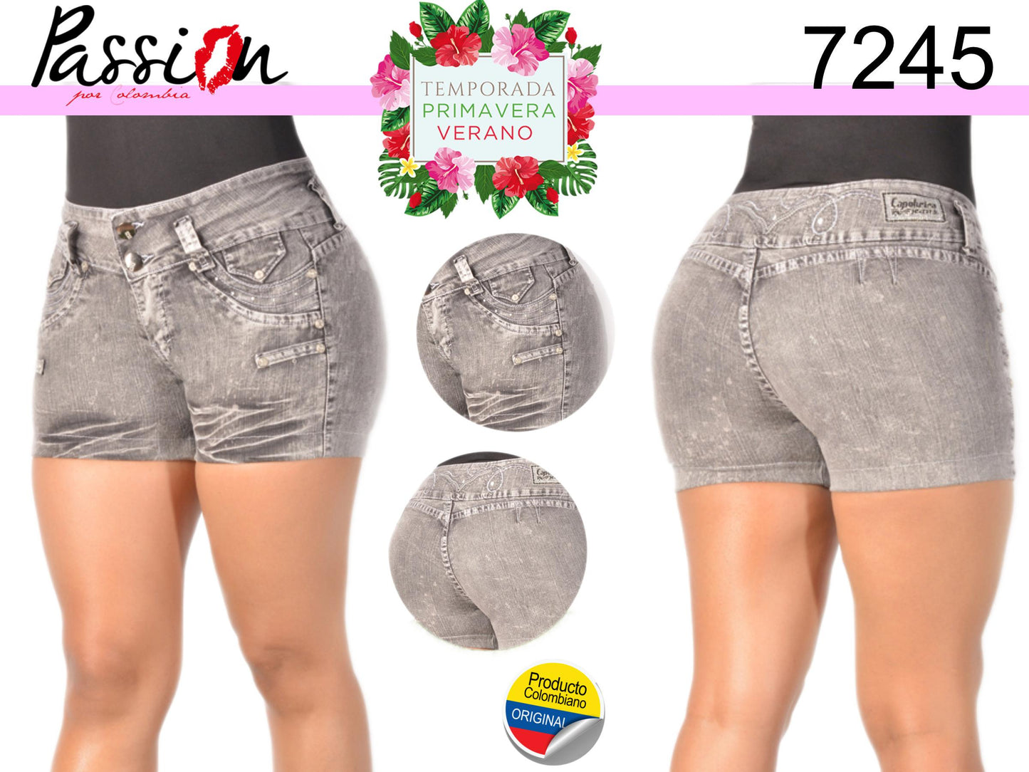 Ref. 007 -7245 Short Levantacola Colombiano